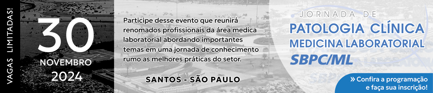 Jornada de Patologia Clinica Medicina Laboratorial de Santos-SP 2024