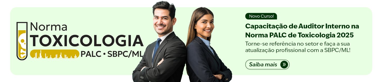 Capacitação de Auditor Interno na Norma PALC de Toxicologia 2025